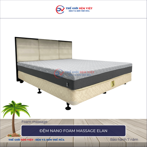Đệm nano foam Massage Elan 4